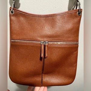 Longchamp leather crossbody bag